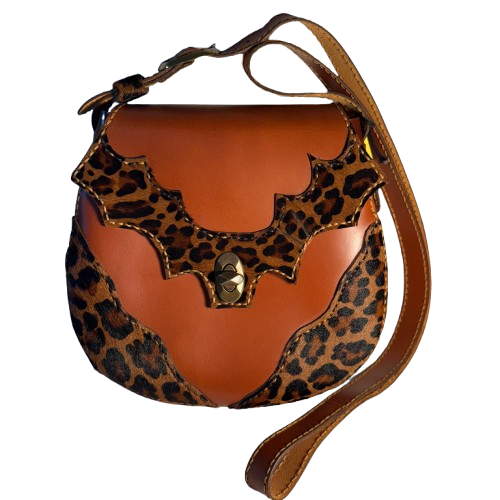 Bolso de ternera leopardo